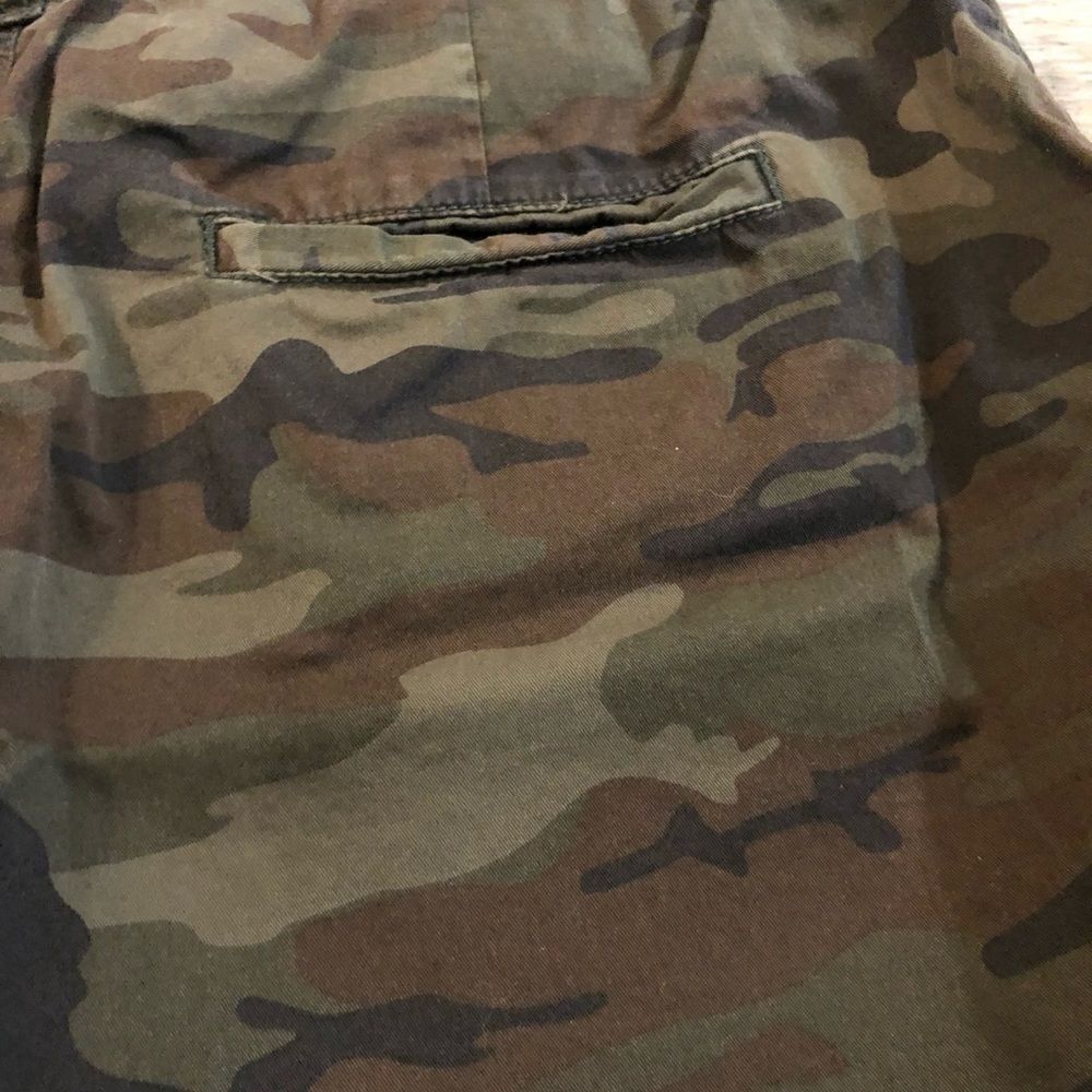 Sanctuary Camo Print Paperbag Waist Shorts - Picture 7 of 8